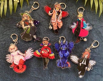 Acrylic Keychain Aki X Angel - Etsy