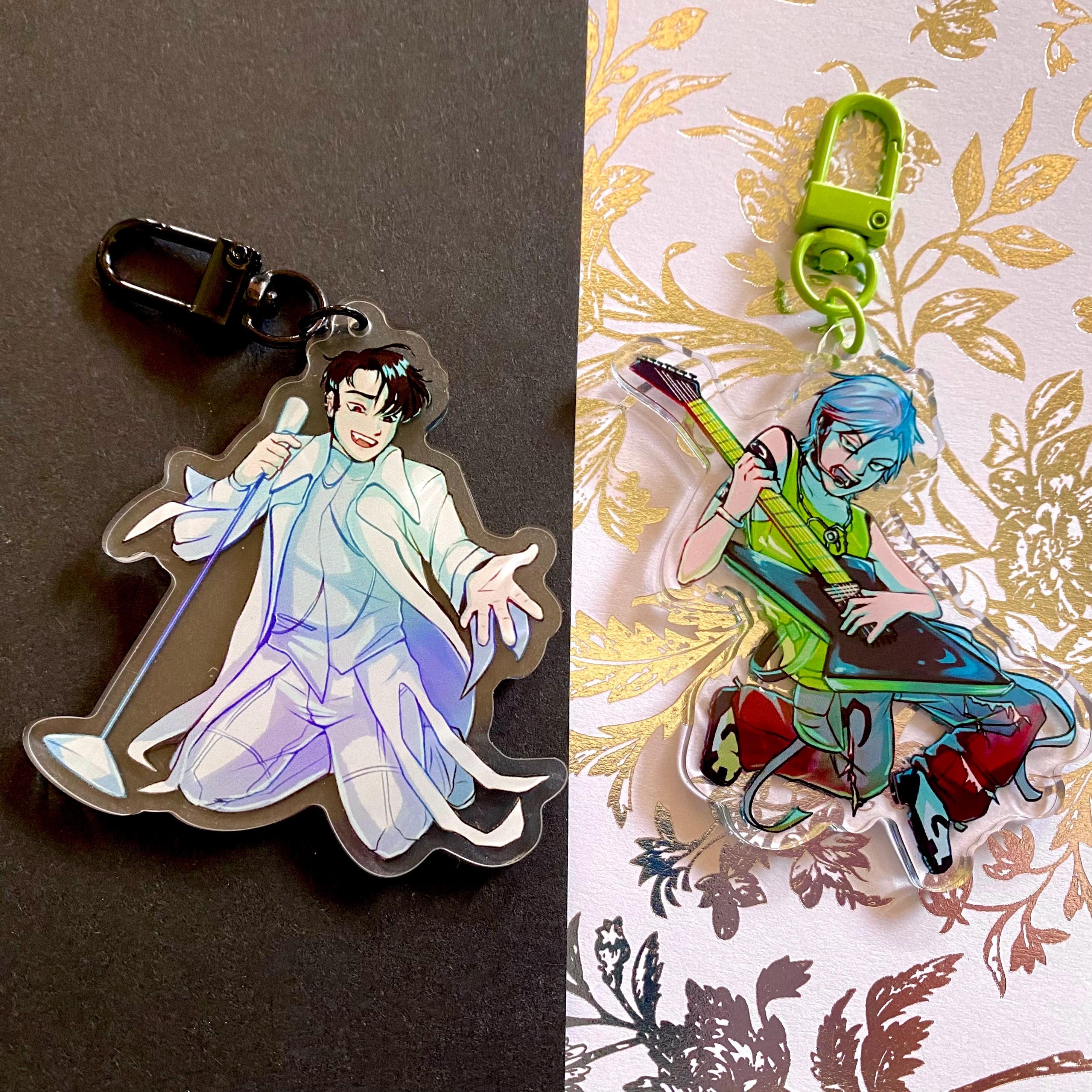 Acrylic ALSTG Alien Singers Keychains - Etsy