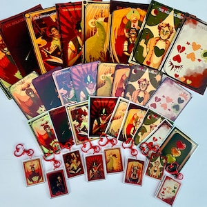 Curse Cards Life Series - Drucke, Aufkleber, Schlüsselbund, Spielkarten - Grian Scar Mumbo Scott Joel Tango Jimi, doppelseitig holographisch