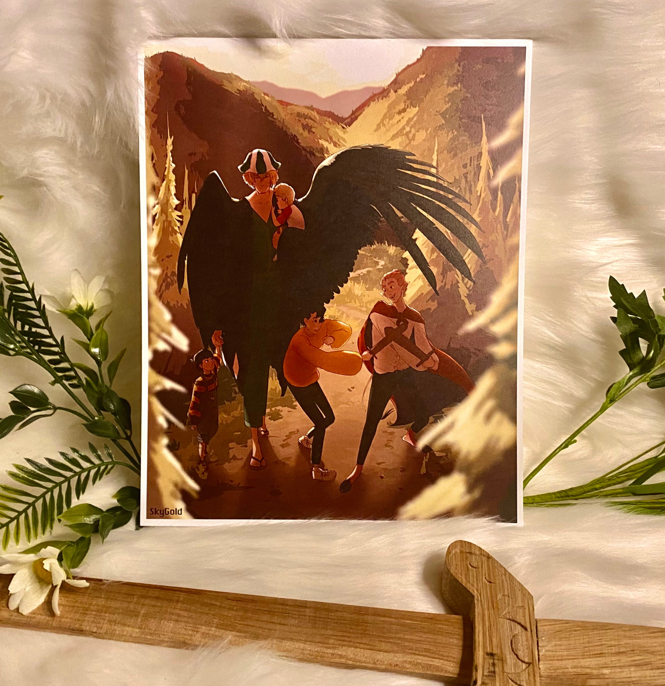 Dream SMP Sapnap Fireborn Fanart Print by Artist Shawnee 