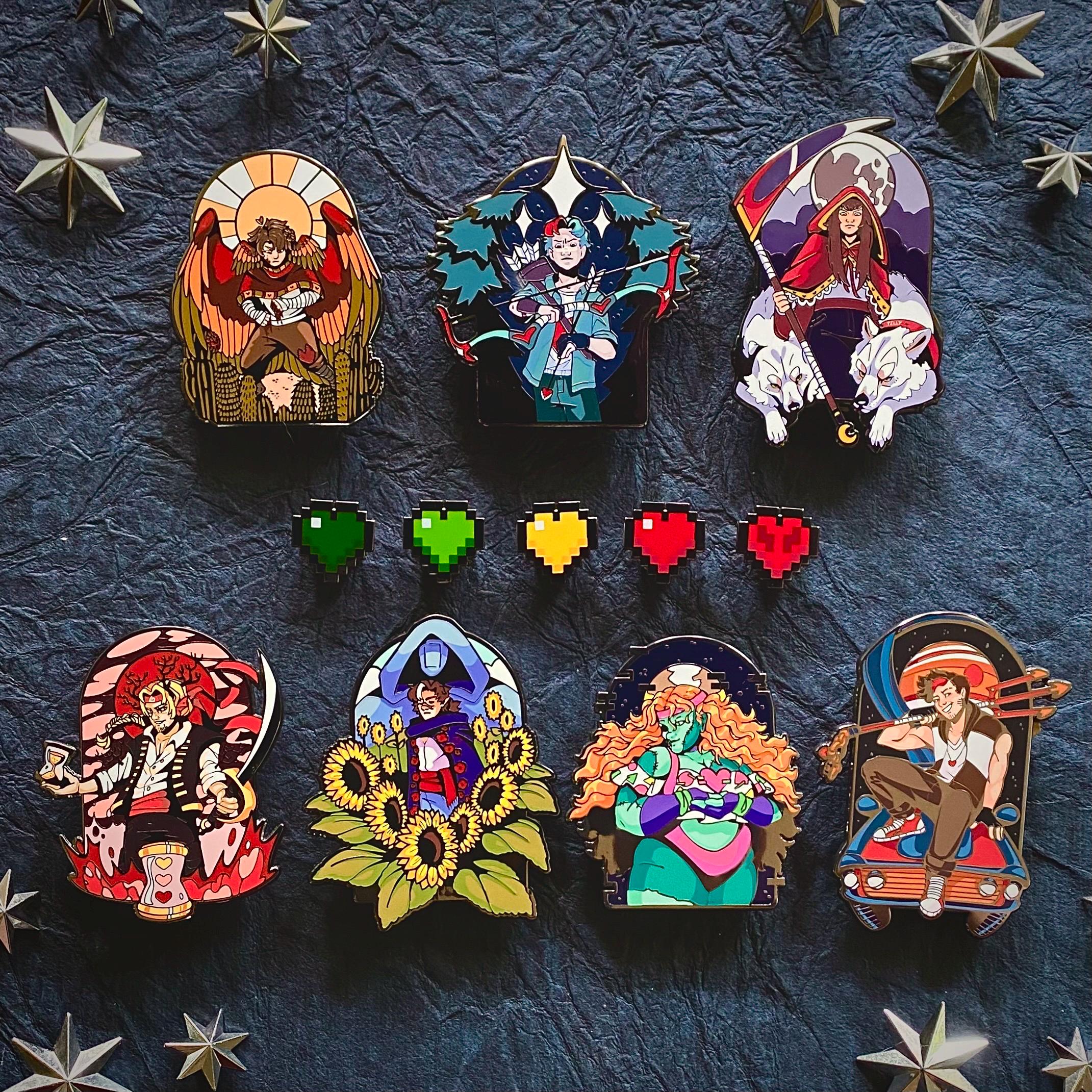 the GazettE】20周年 PINS SET the GazettE 20周年 PINS SET