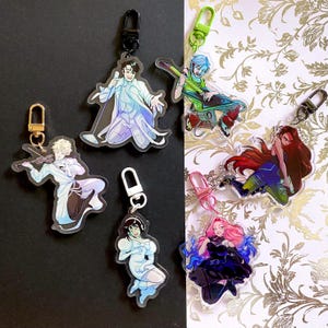 Acrylic ALSTG Alien Stage ill Ivan Mizi Sua Luka Hyuna Keychains