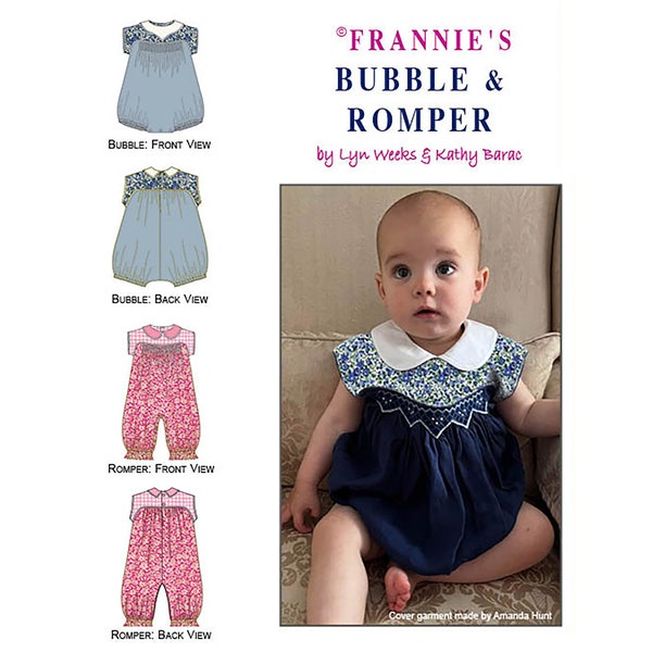 Frannie's PDF Romper/Bubble pattern