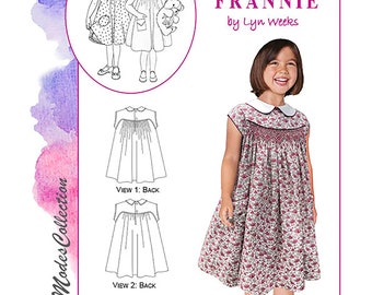 Frannie PRINTED Smocked dress pattern