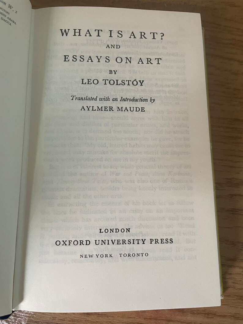 What is Art Leo Tolstoy 1975 Etsy