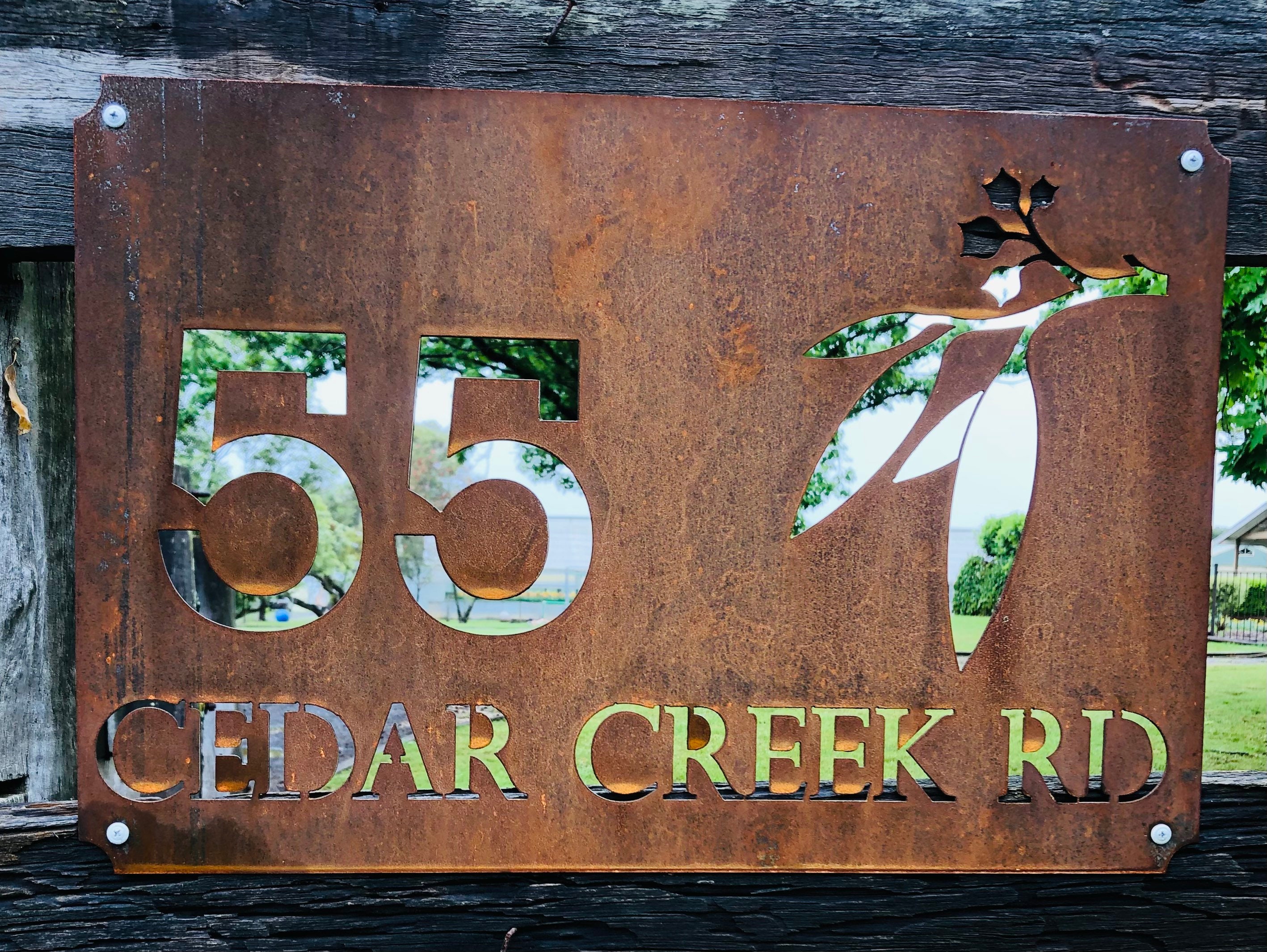 Custom Metal Property Signs Etsy Australia