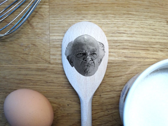 Breaking Bad Salamanca's Faces Engraved on a Wooden Spoon 30cm, Eduardo lalo,  Hector and Tuco. Better Call Saul TV With Saul Goodman 