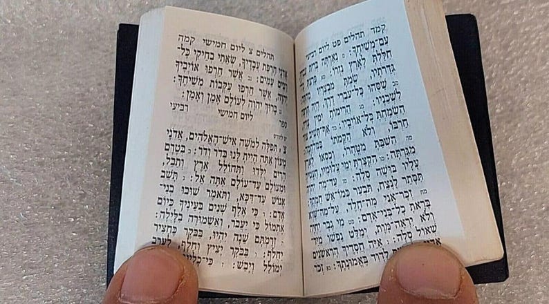 Israel Israeli IDF Zahal Military Army Soldiers Book PSALMS SMALL ...