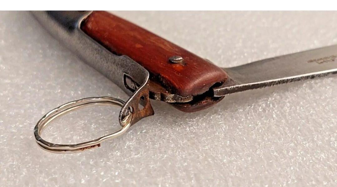 Vintage OKAPI FOLDING Pocket Knife Ring-lock Made in Germany - Etsy