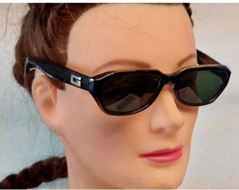 vintage GUCCI SUNGLASSES mod ck 13 hand made and polished italy & box RARE