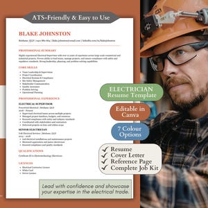 CV-bundel elektricien | CV supervisor elektrotechniek + loopbaangids | Sollicitatiebundel | Voorbereiding sollicitatiegesprek | Canvassjabloon