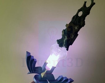 Zelda Mastersword with Lights, lifesize replica, Tears of the Kingdom