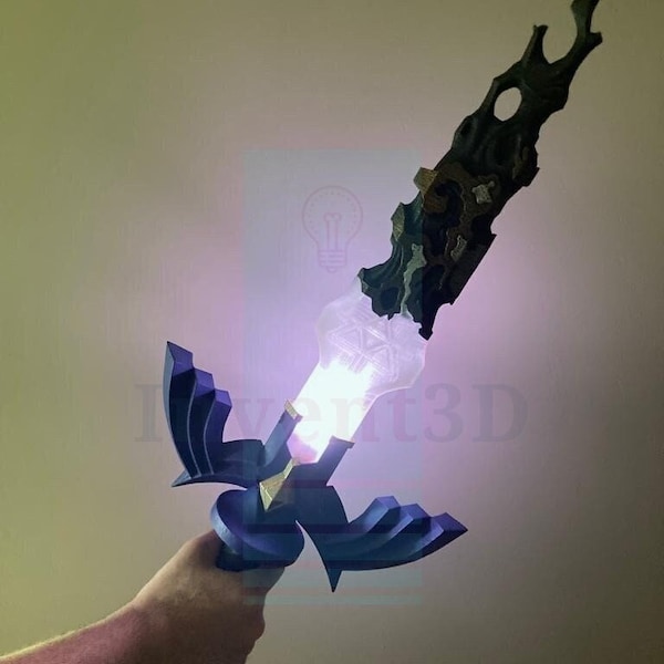 Épée maîtresse Zelda avec lumières, réplique grandeur nature, Larmes du royaume