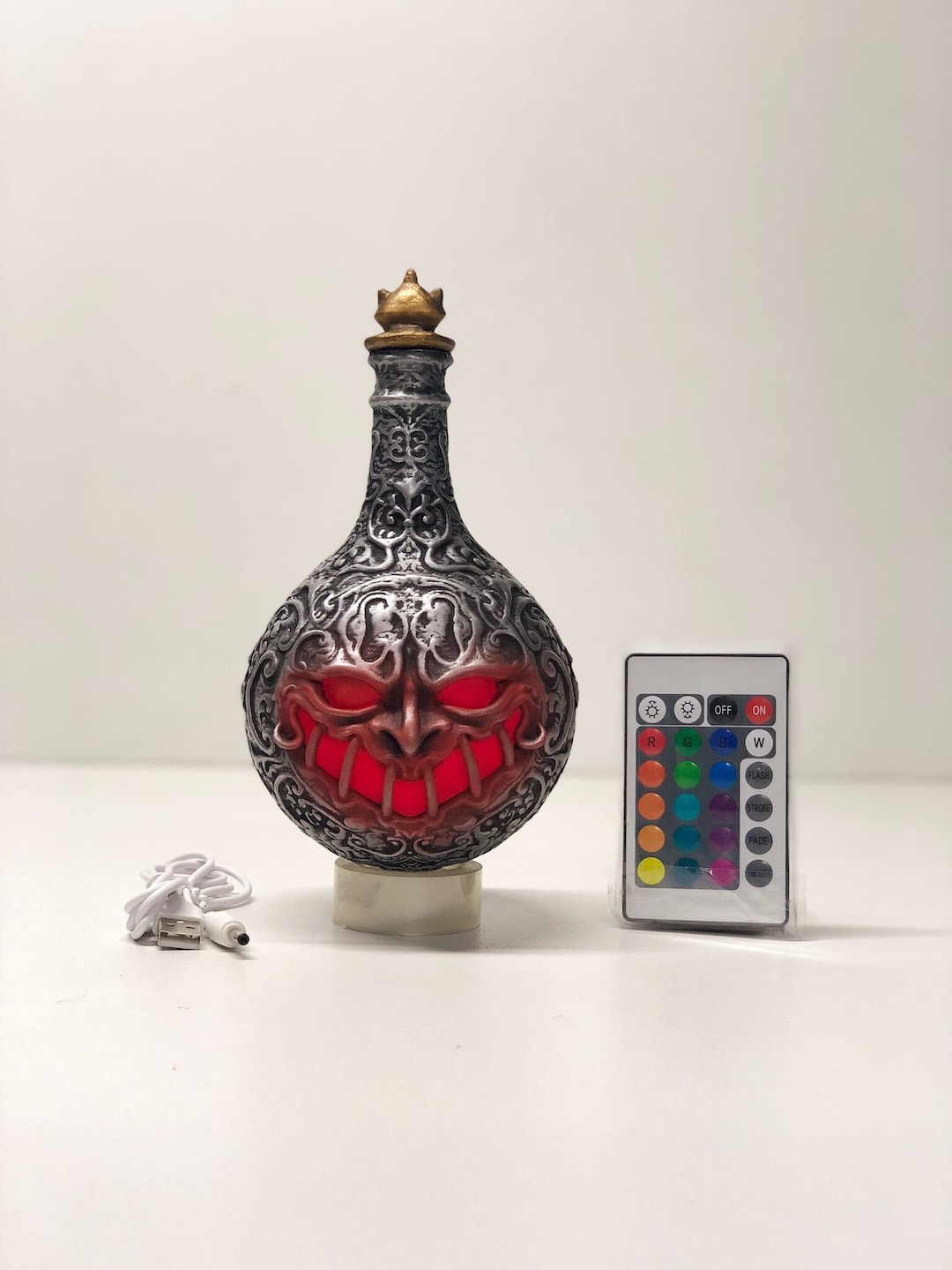 小物 shonan.bg3 Iron Flask Artefact With Lights, Baldur's Gate 3 - Etsy