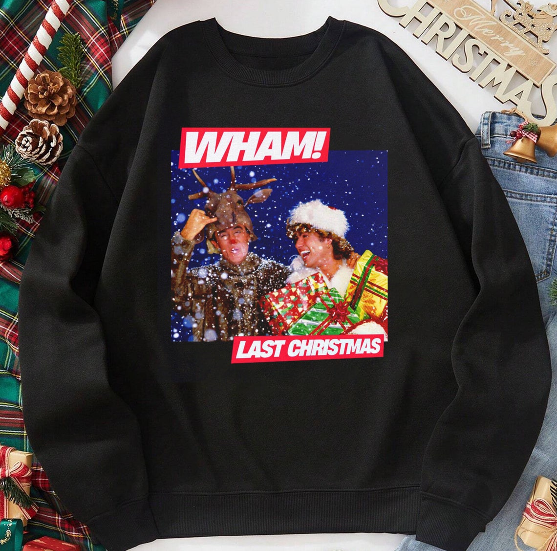 Wham Last Christmas Sweatshirt Wham Christmas Shirt George - Etsy Canada