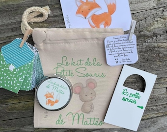 Tooth fairy kit, baby tooth kit, baby tooth box