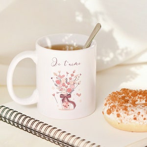 Personalized ceramic mug, Valentine&#39;s Day gift, wedding mug, couple gift