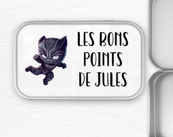 Customizable Metal Bonus Box, personalized bonus box, superhero children&#39;s box