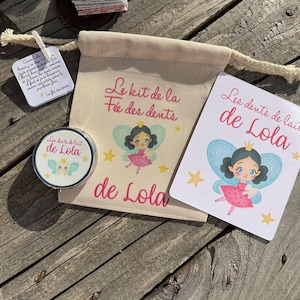 kit de la petite souris , kit à dents de lait, kit de la fée des dents, boite à dents de lait