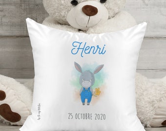 Personalisierte Kissen, Geburtskissen, personalisiertes Geburtstagskissen, Kinderkissen