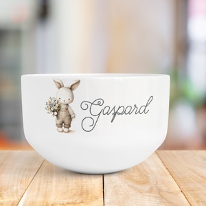 Personalized ceramic bowl, chocolate bowl, Easter bowl, children&#39;s bowl