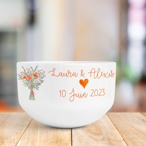 Personalized Ceramic Bowls – Valentine’s Day or Wedding Anniversary Gifts