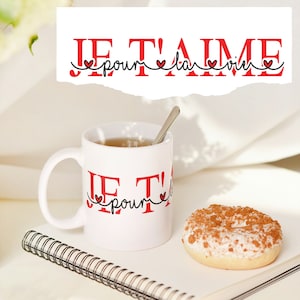Personalized ceramic mug, Valentine&#39;s Day gift, wedding mug, couple gift