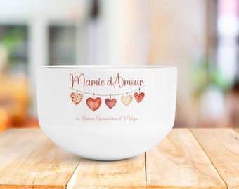 Personalized bowl for grandma, grandmother gift