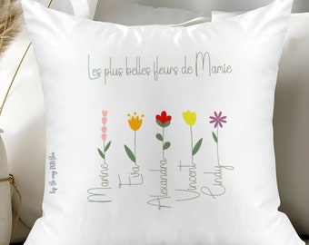 Personalized cushions for Mom, Grandma, nanny, godmother, aunt... Mother's Day gift, Grandmother's Day gift