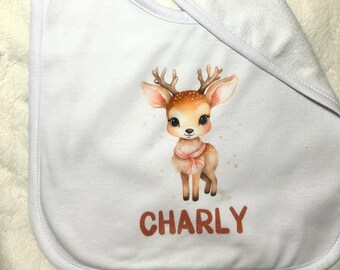 Personalisiertes Baby-Lätzchen, personalisiertes Geburtsgeschenk