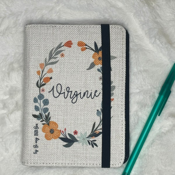 Personalized 2024 diary with removable pocket