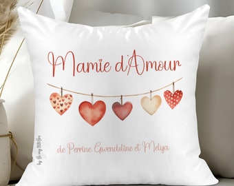 Personalized cushions for Mom, Grandma, nanny, godmother, aunt... Mother's Day gift, Grandmother's Day gift