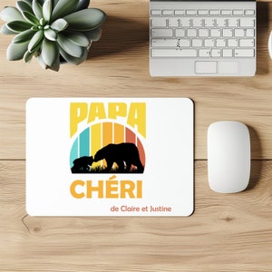personalized mouse pad, customizable Father&#39;s Day gift, grandfather gift