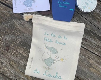 kit de la petite souris , kit à dents de lait, boite à dents de lait