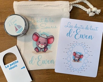 Tooth fairy kit, baby tooth kit, baby tooth box