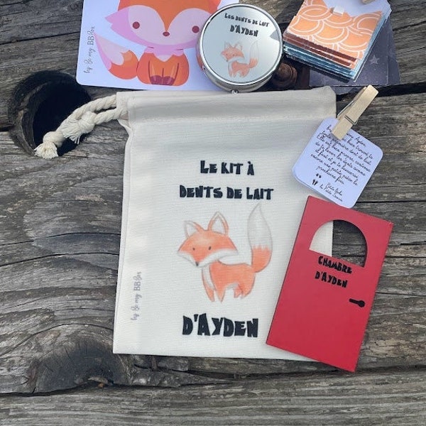 kit de la petite souris , kit à dents de lait, boite à dents de lait