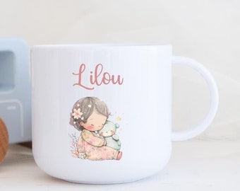 Taza irrompible personalizada para niños - Taza pequeña personalizable para niños