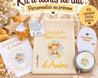 Tooth fairy kit, baby tooth kit, baby tooth box