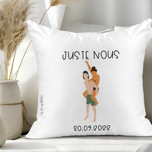 Personalized Love Cushions, customizable couple gift, personalized wedding cushion, Valentine's Day gift, couple gift