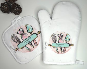 gant et manique a personnaliser