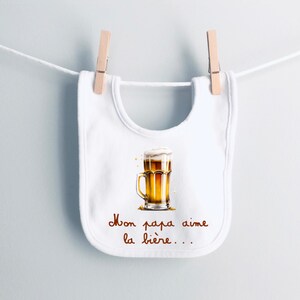 Customizable baby bib, personalized bib with first name, personalized birth gift