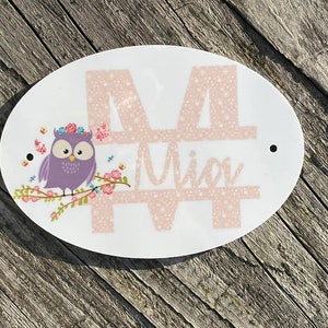 Personalized Door Plates, child&#39;s room plate, first name plate