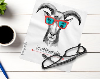 lingette personnalisée, chiffon à lunettes personnalisable, lingette microfibre