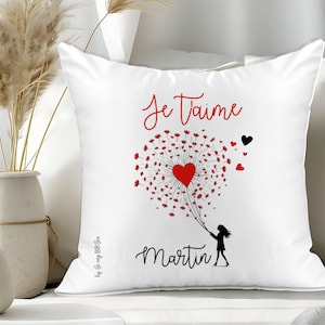 Personalized Love Cushions, customizable couple gift, personalized wedding cushion, Valentine's Day gift, couple gift