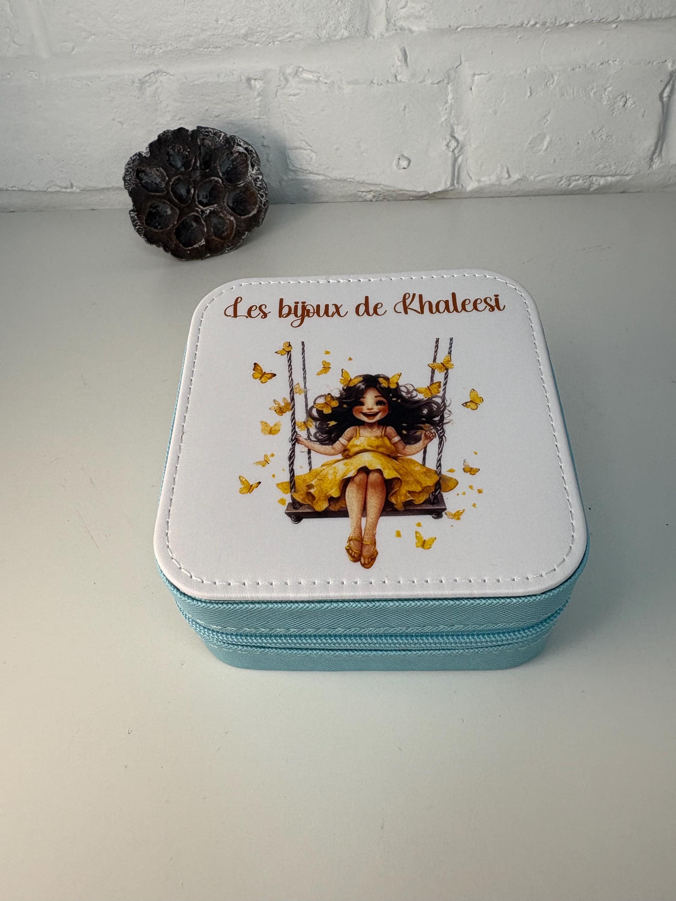 Children's Jewelry Box, Personalized Travel Jewelry Box - Gift for