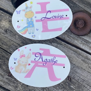 Personalized Door Plates, child&#39;s room plate, first name plate