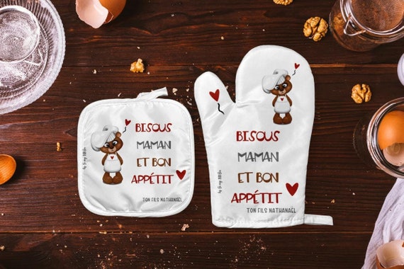 Lot De 2 Maniques + Gant De Cuisine En Forme De Cochon Mignon – Anti-Chaleur, Barbecue, Cadeau Parfait Pour Cuisiniers Et Amoureux De La Cuisine