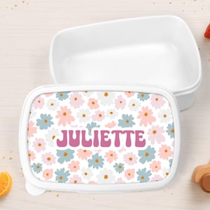 Boîte à goûter personnalisée enfant – Hermétique – Cadeau école, crèche, maternelle – Personnalisable prénom