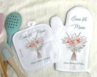 customizable oven mitt and pot holder