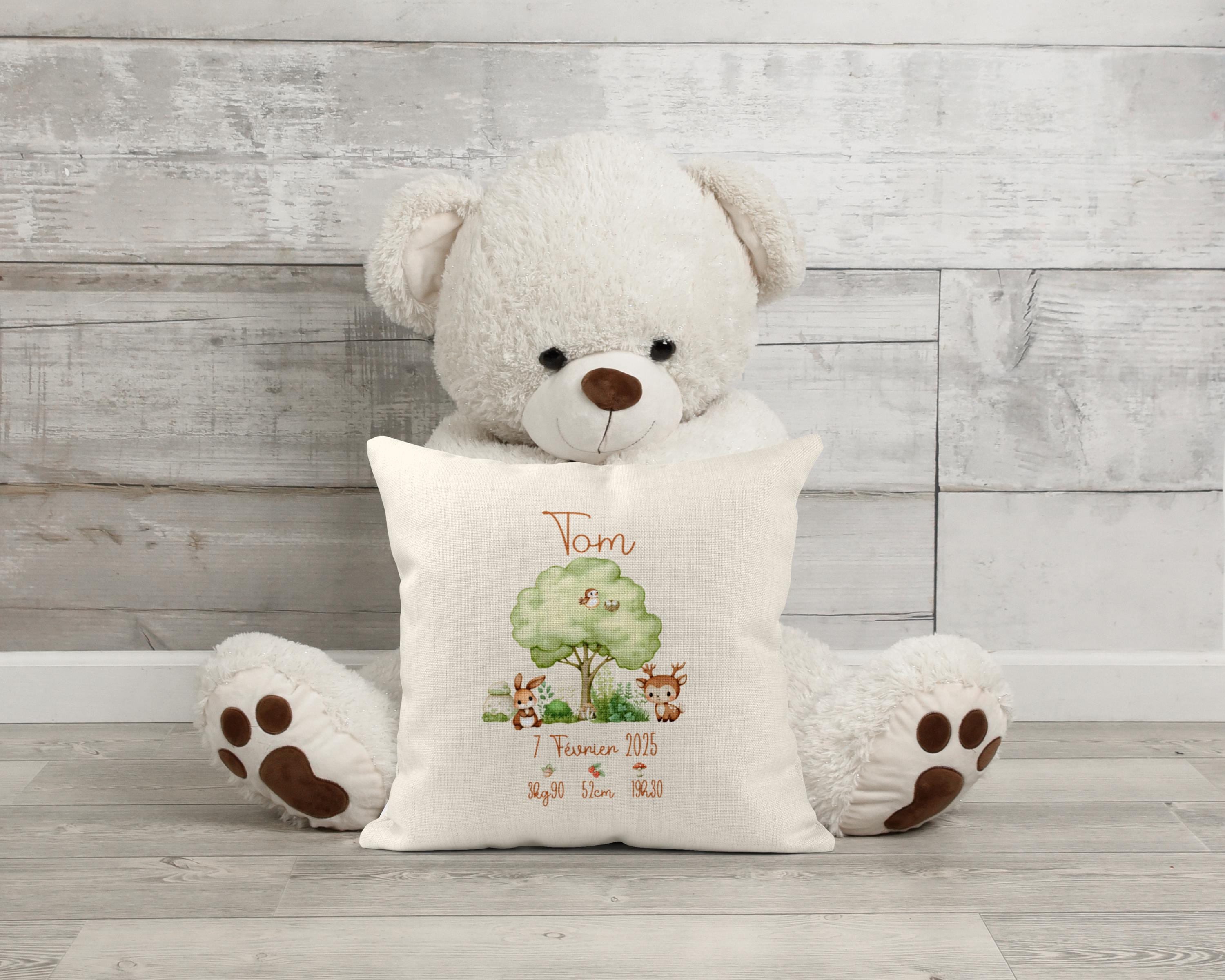 パーソナライズされたクッション、パーソナライズされた出産祝い、出産